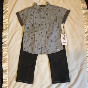 NWT paperdenim&cloth 2 Piece Set
